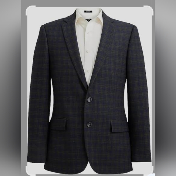 J. Crew Factory Other - J. Crew Thompson plaid wool-blend blazer
